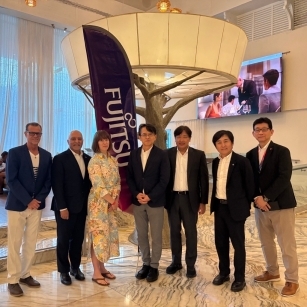 Meeting with Fujitsu executives